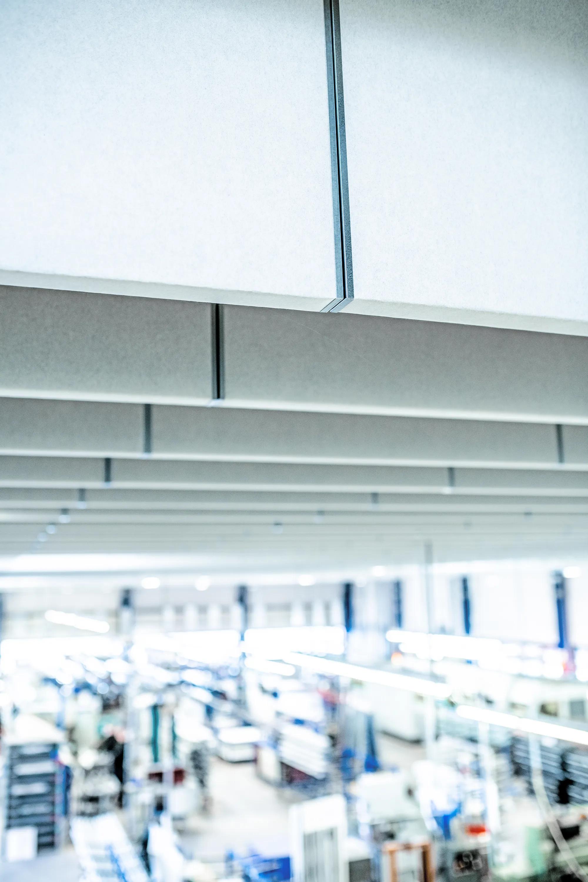 Rockfon® Industrial Baffle | White Acoustic Ceiling Baffles