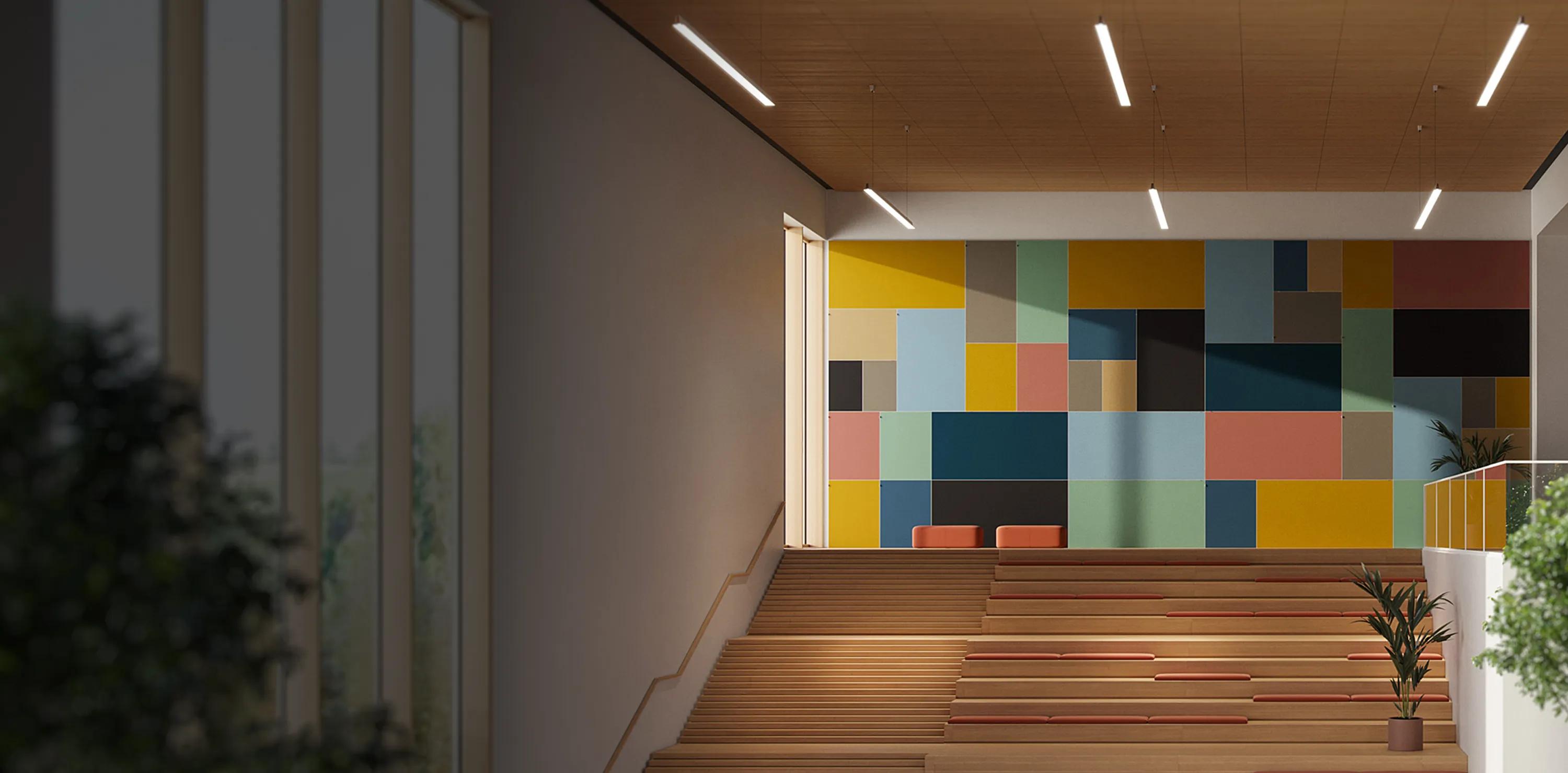 Rockfon Canva® Wall Panel: Statement Design, Flawless Acoustics
