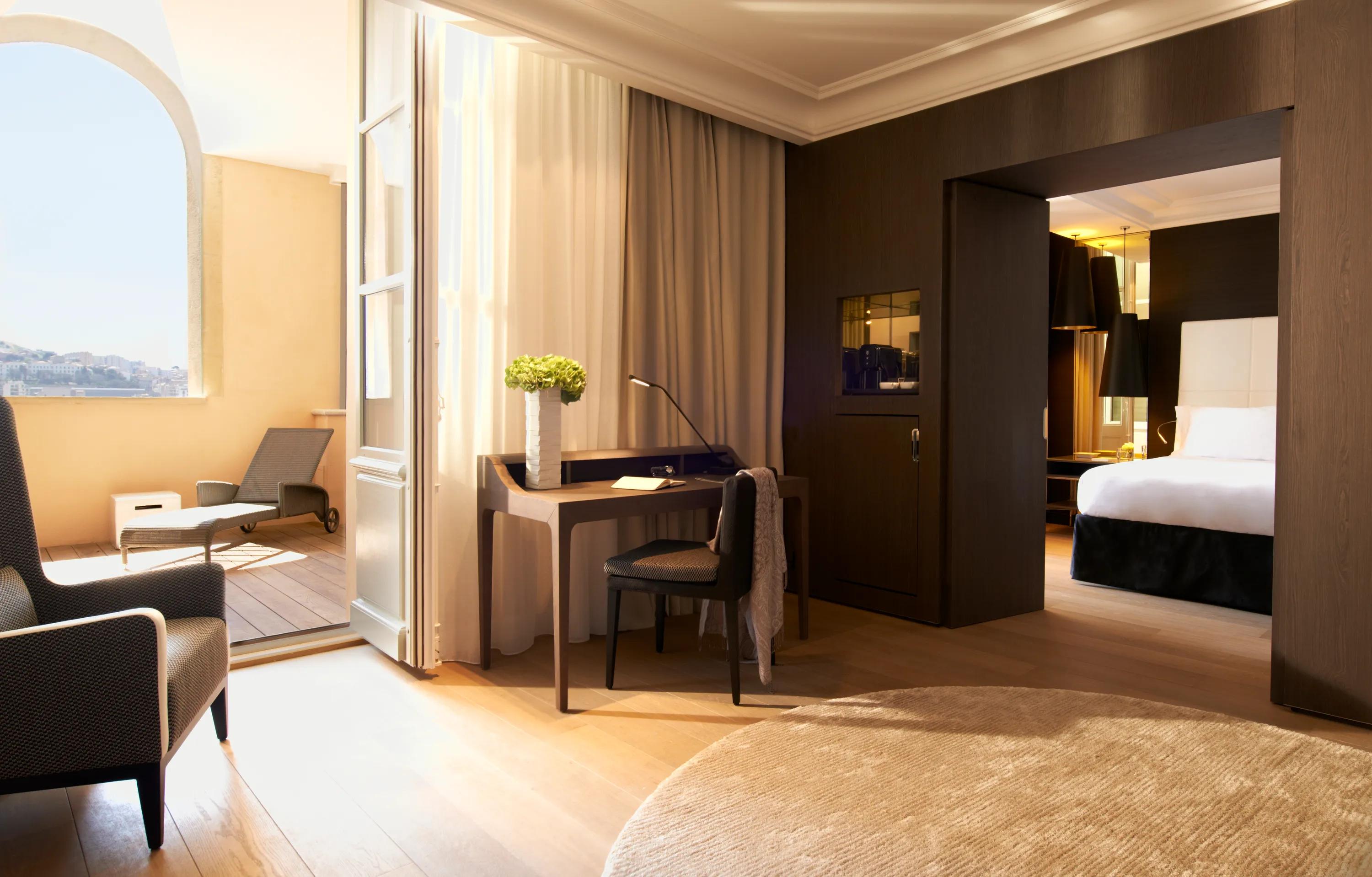 Hotel acoustics optimised with hotel acoustic design and hotel ceiling design.