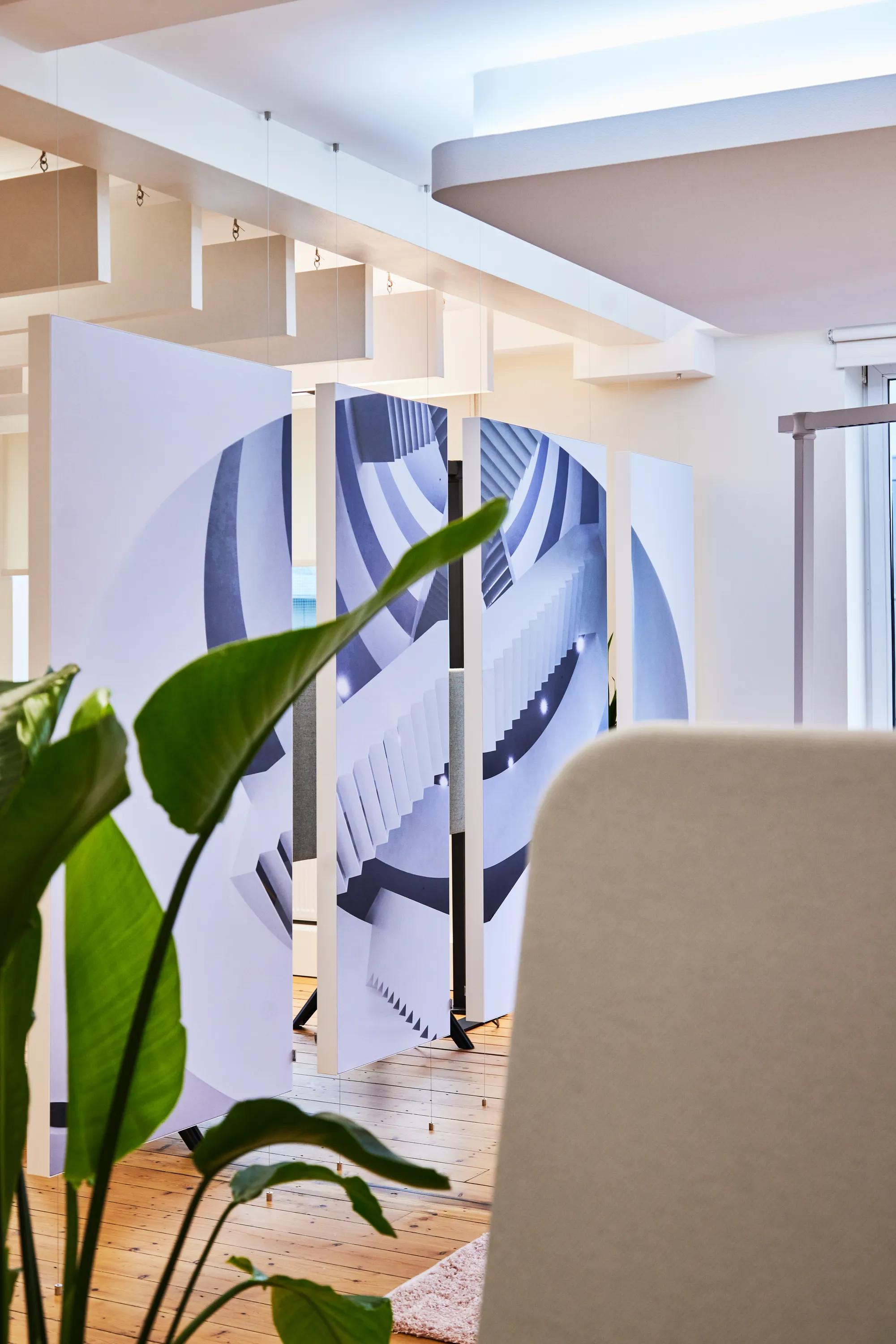 Rockfon Canva® Hanging Divider | Acoustic Room Divider
