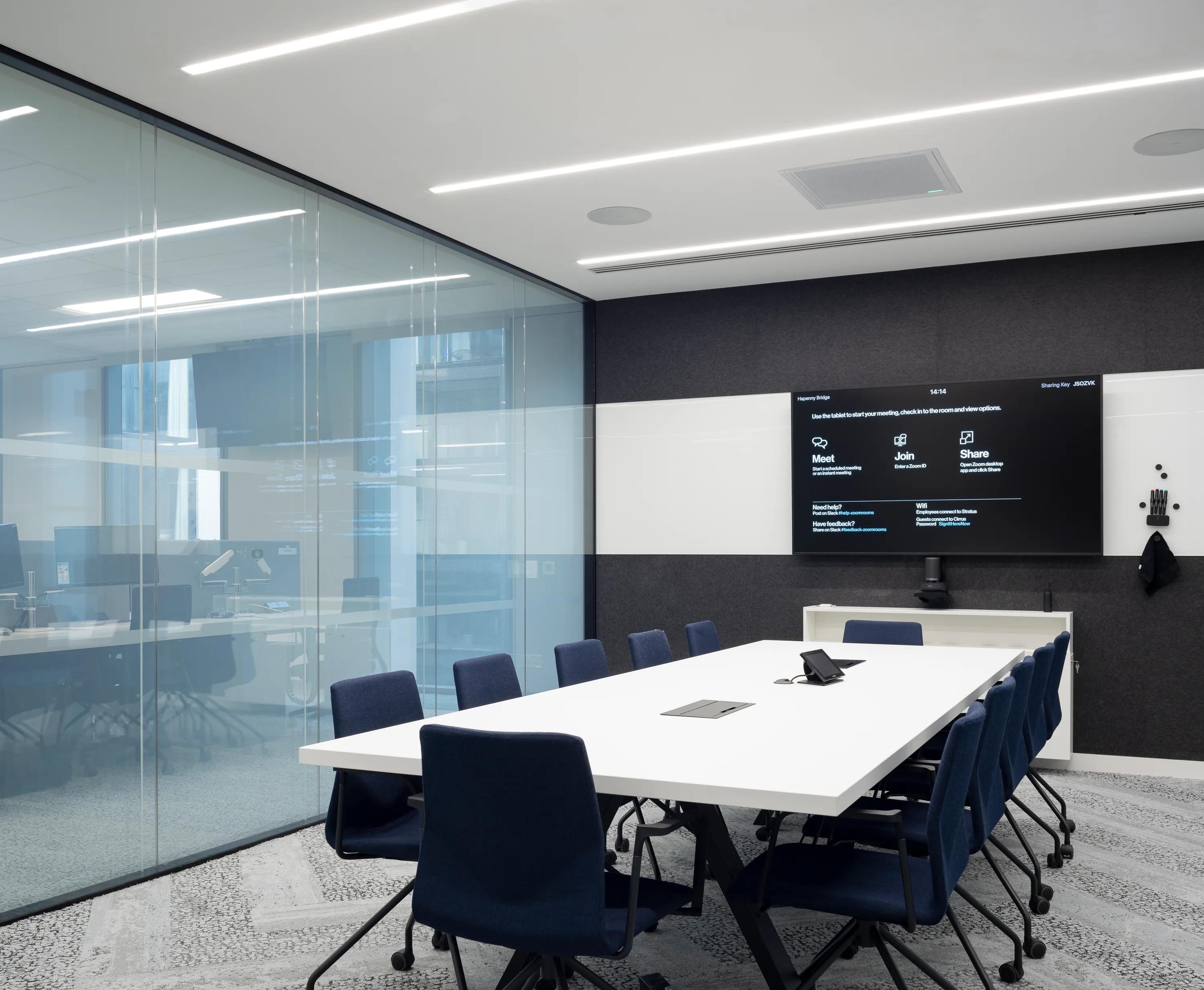 DocuSign headquarters, Dublin, Ireland. Mono Acoustic in meeting room