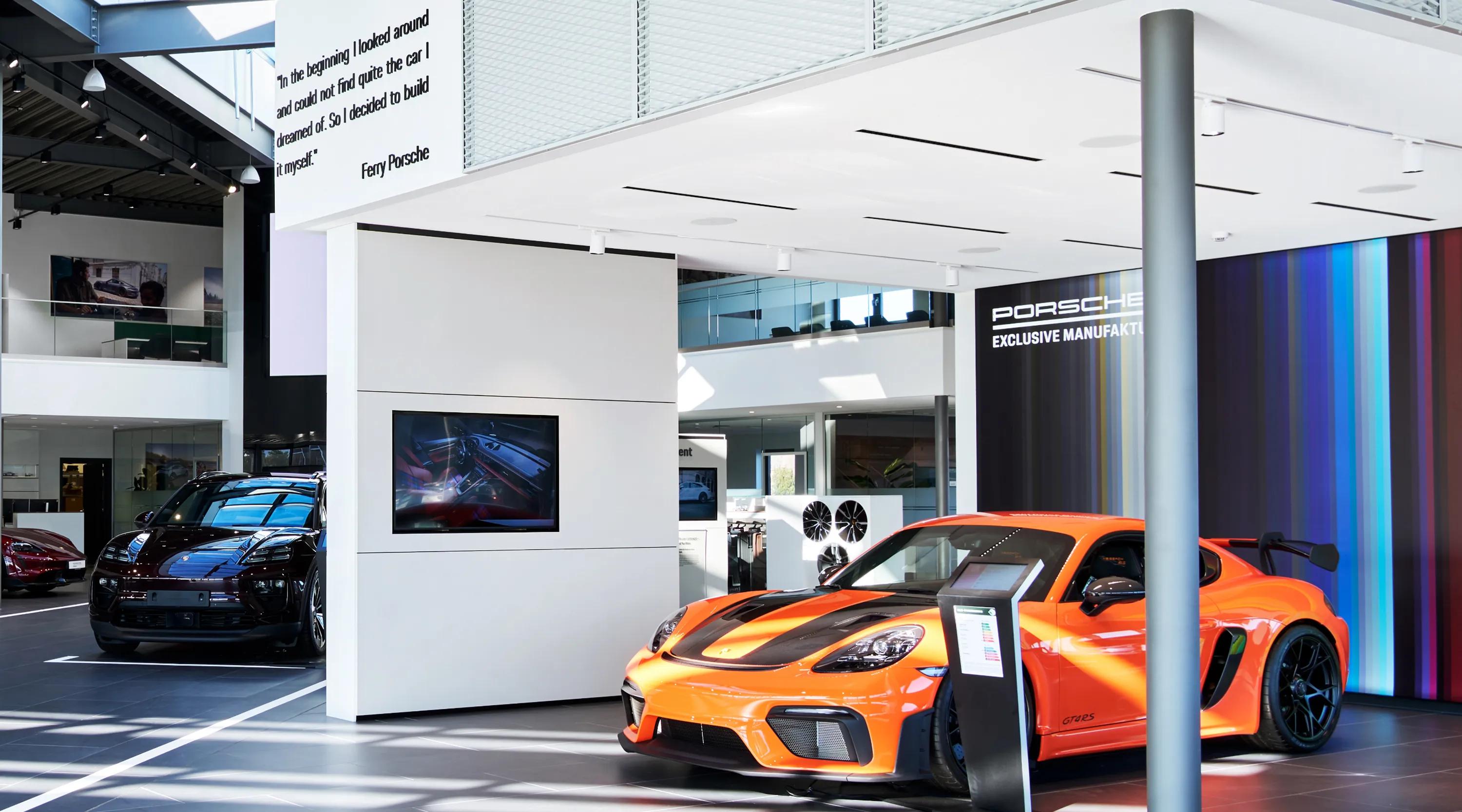 Porsche Center Fredrikstad Showroom Design | Case Studies
