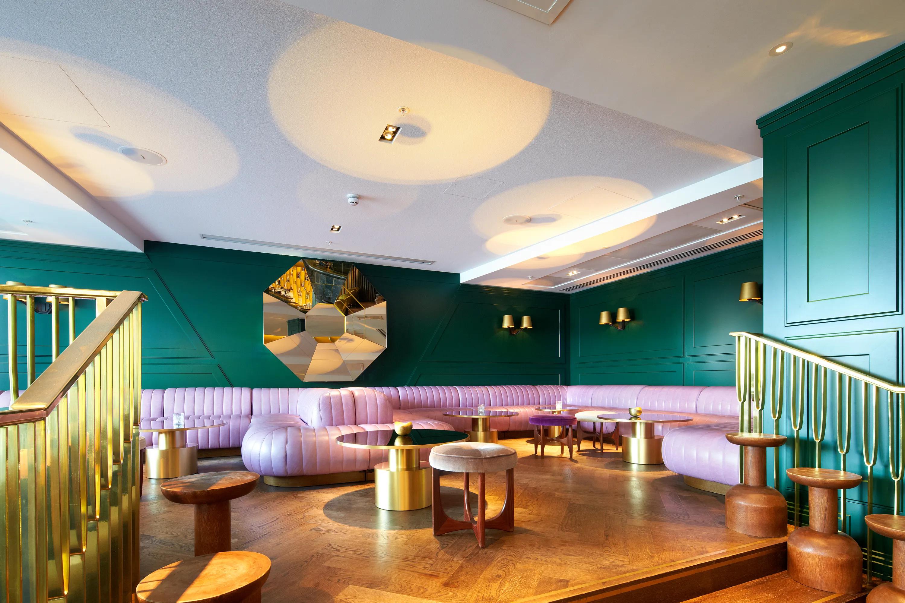 Mondrian Hotel with a seamless white hotel ceiling