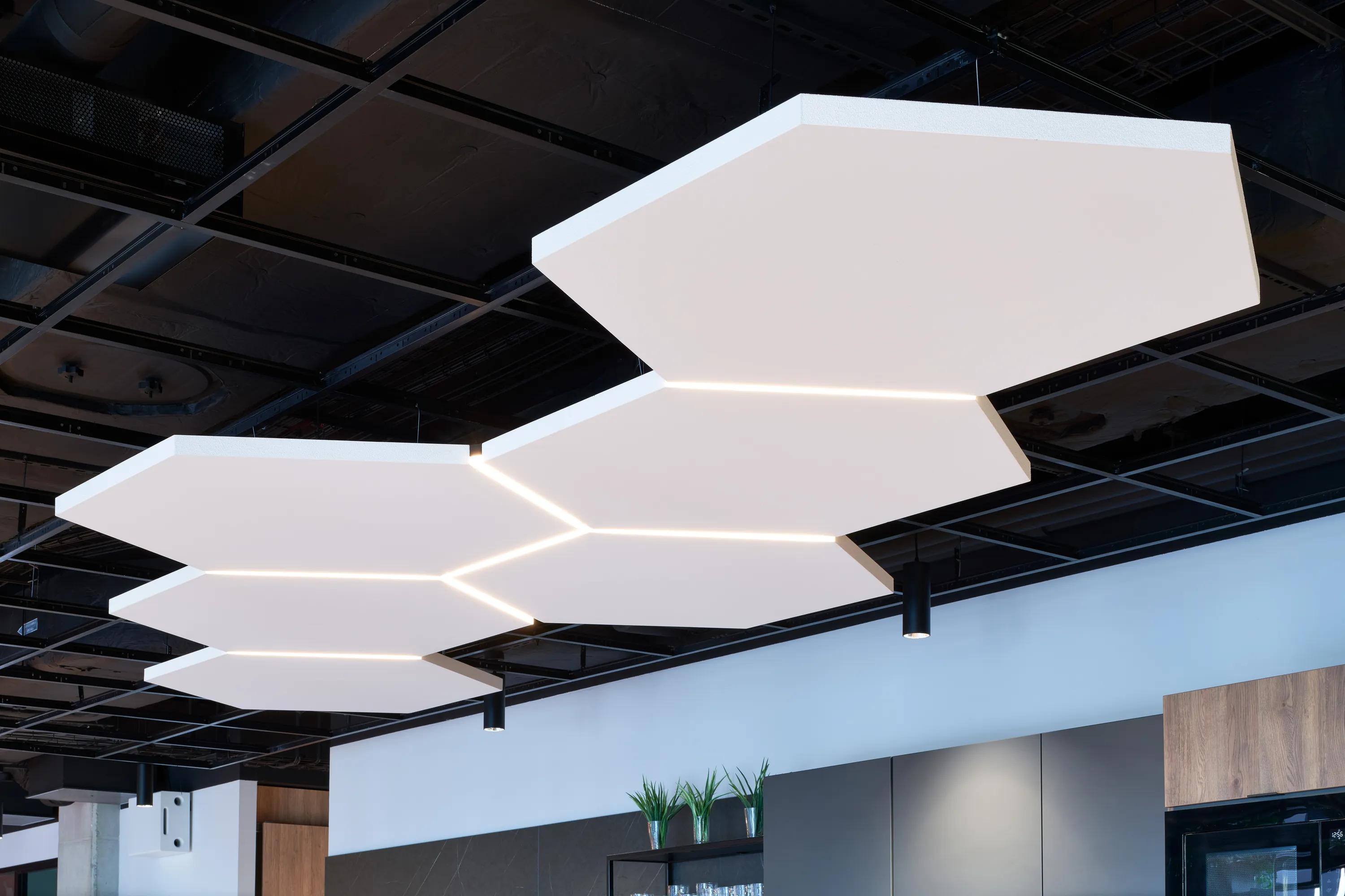 Rockfon® Eclipse | White acoustic floating ceiling panels