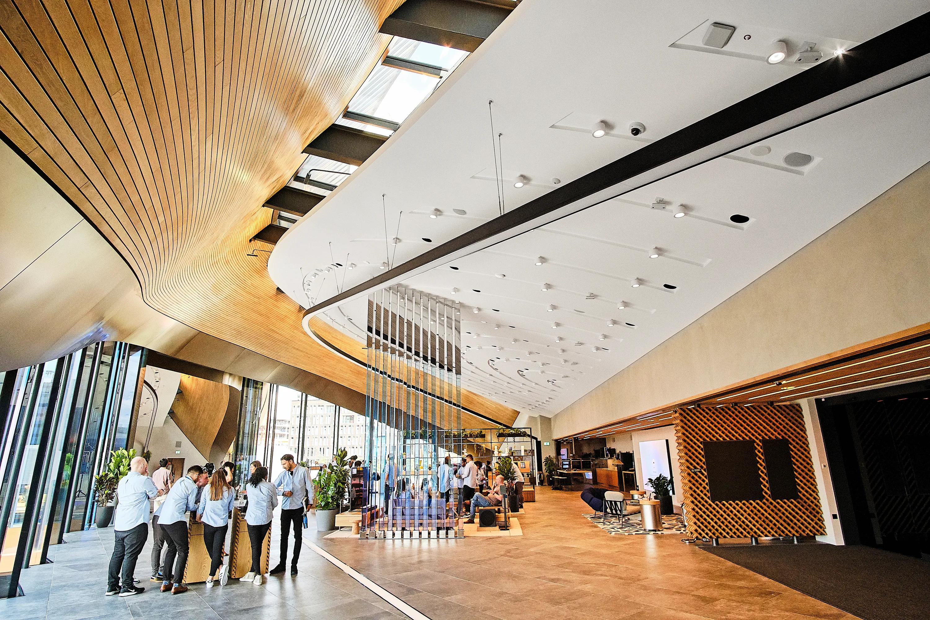 A department store with Rockfon Mono Acoustic for noise control.