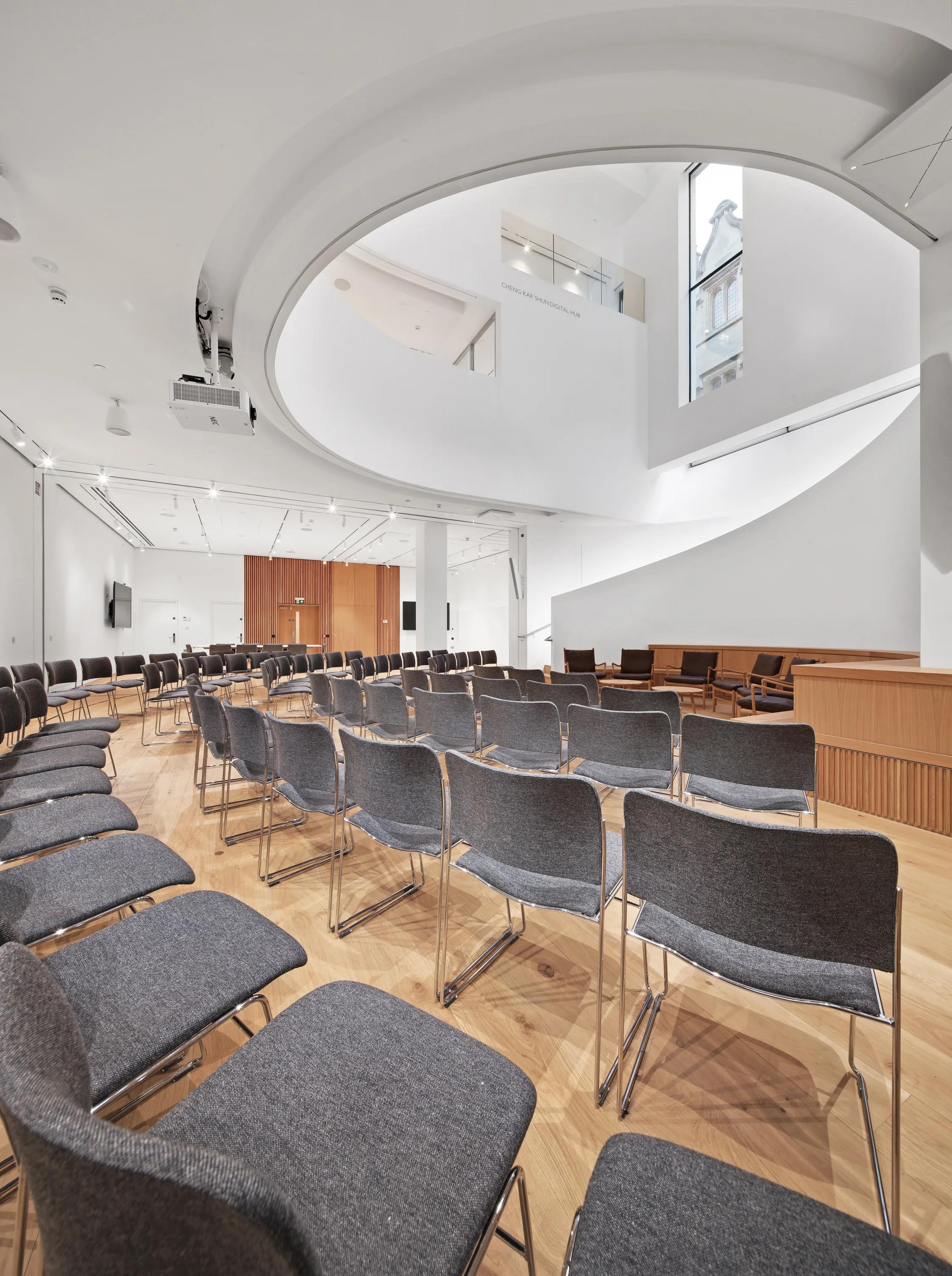 seamless acoustic ceiling example