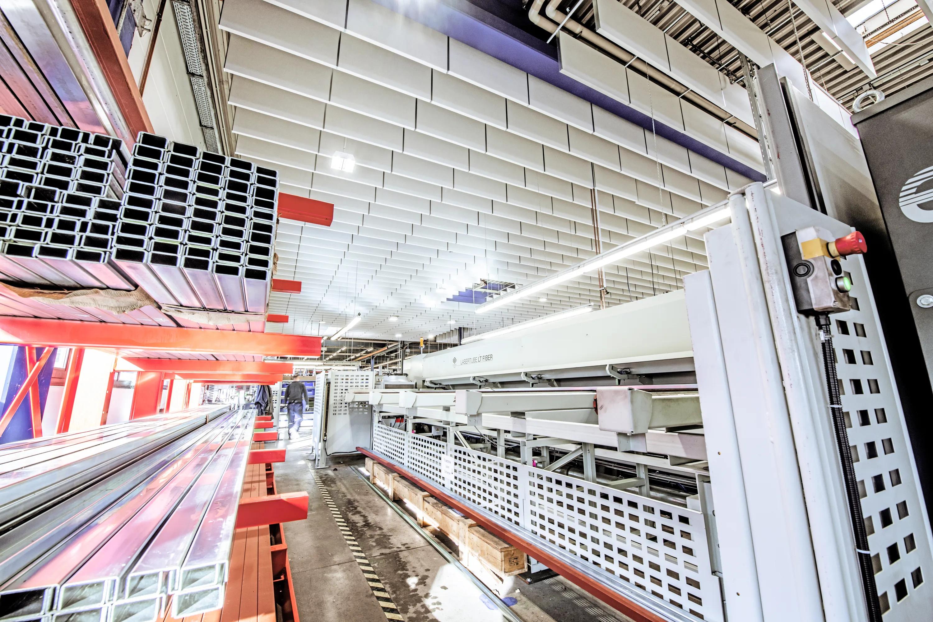 Rockfon® Industrial Baffle | White Acoustic Ceiling Baffles