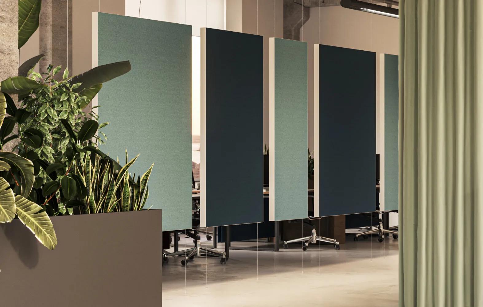Rockfon Canva® Hanging Divider | Acoustic Room Divider