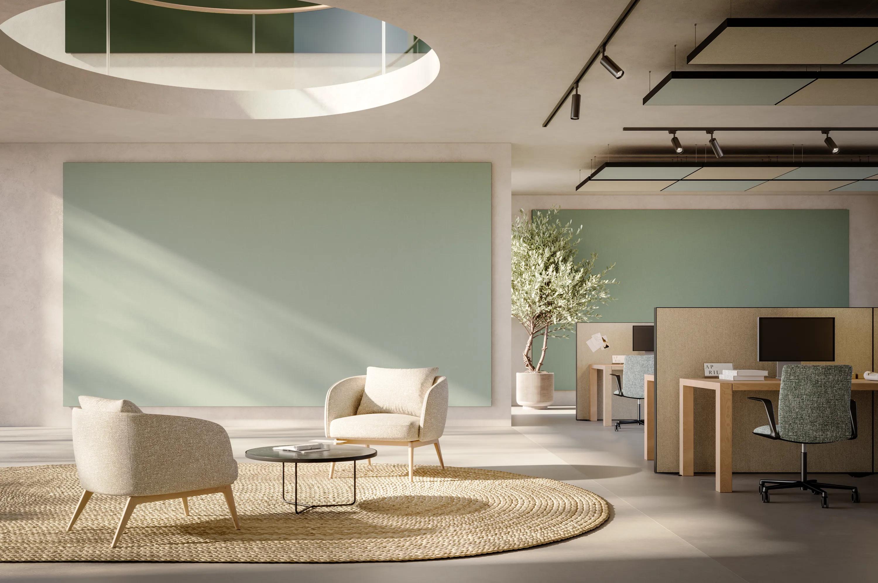 Rockfon Canva® Island | Floating Acoustic Ceiling Panels
