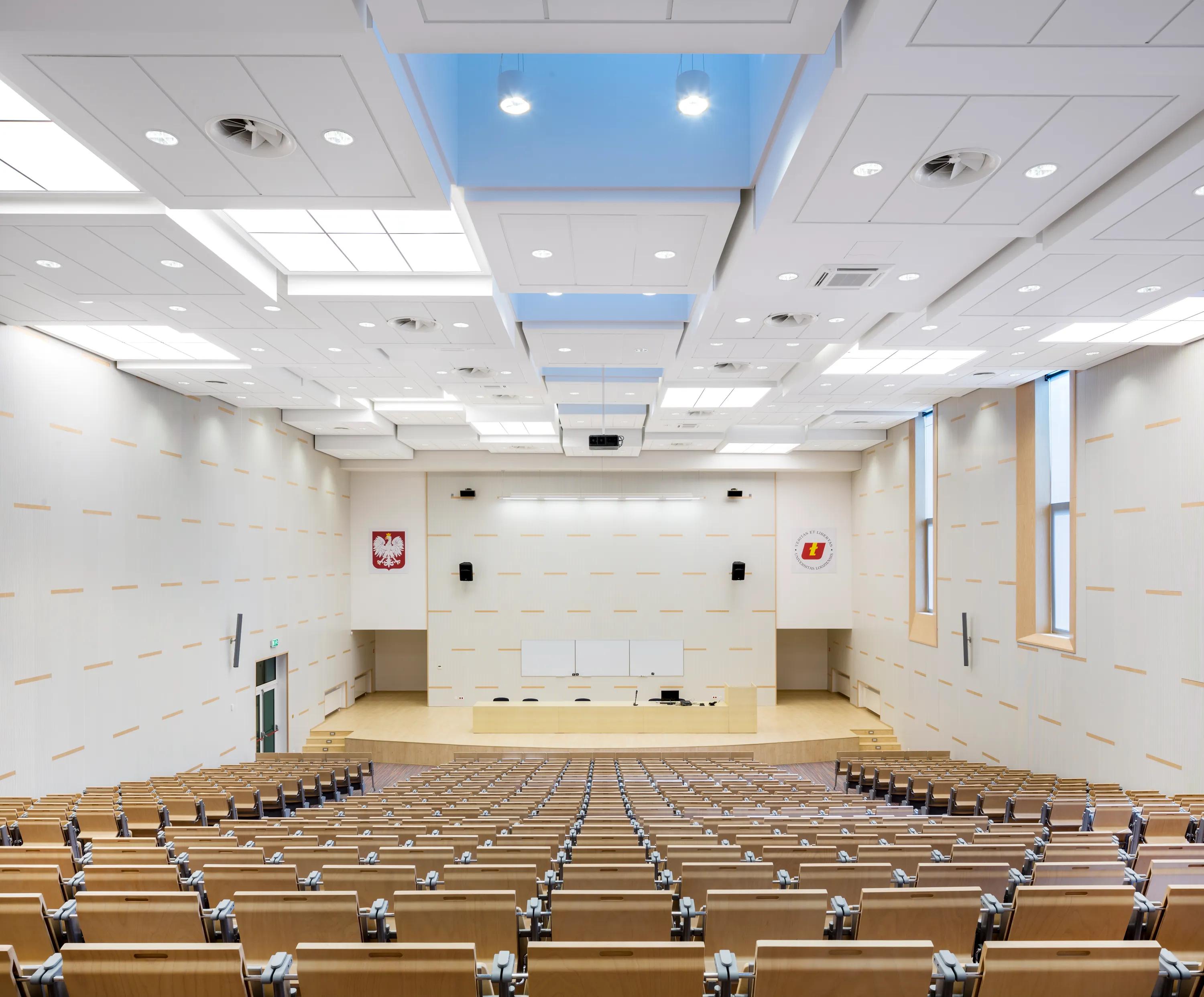 multi-level cube ceiling
