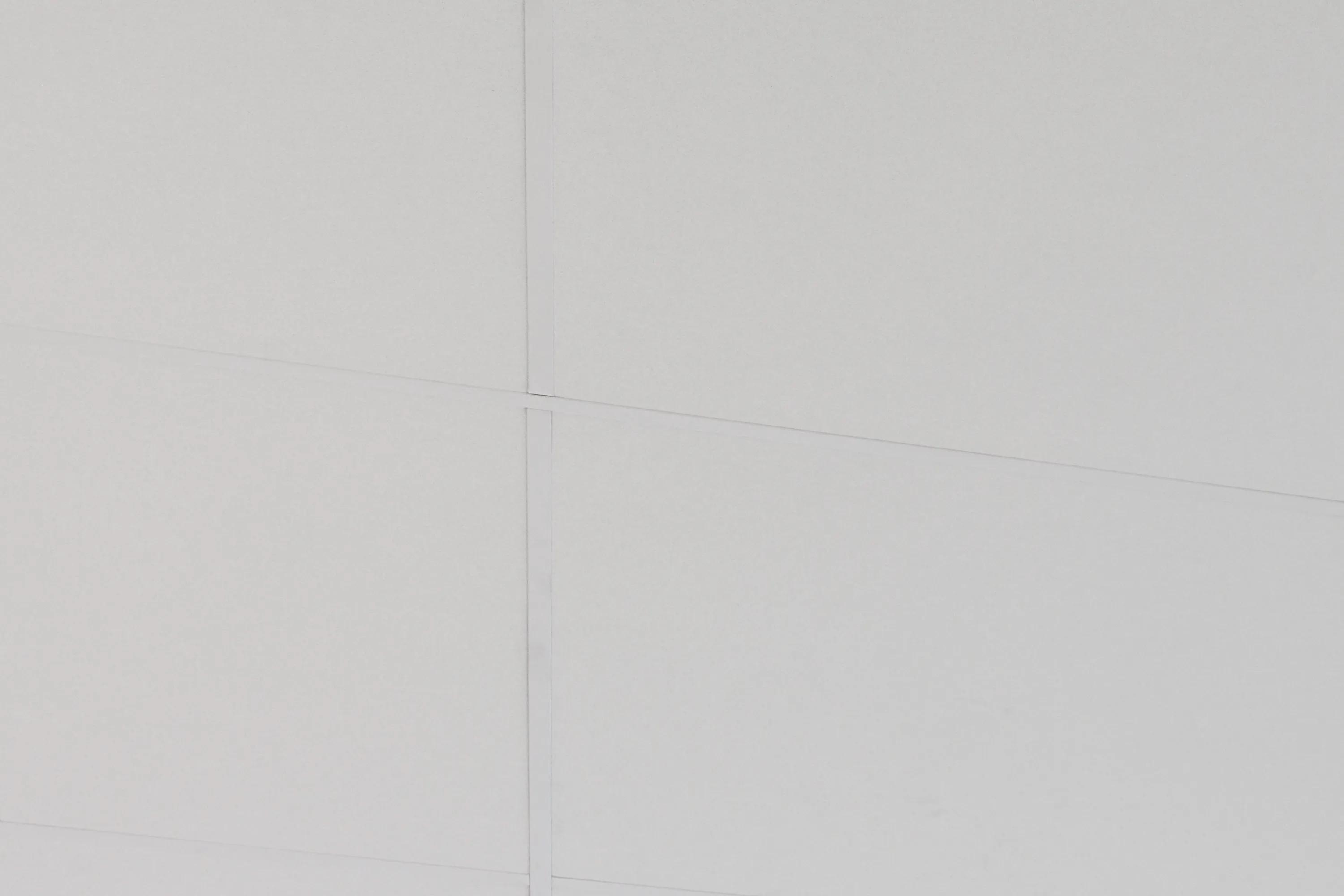 Close-up view of Rockfon acoustic ceiling tiles.