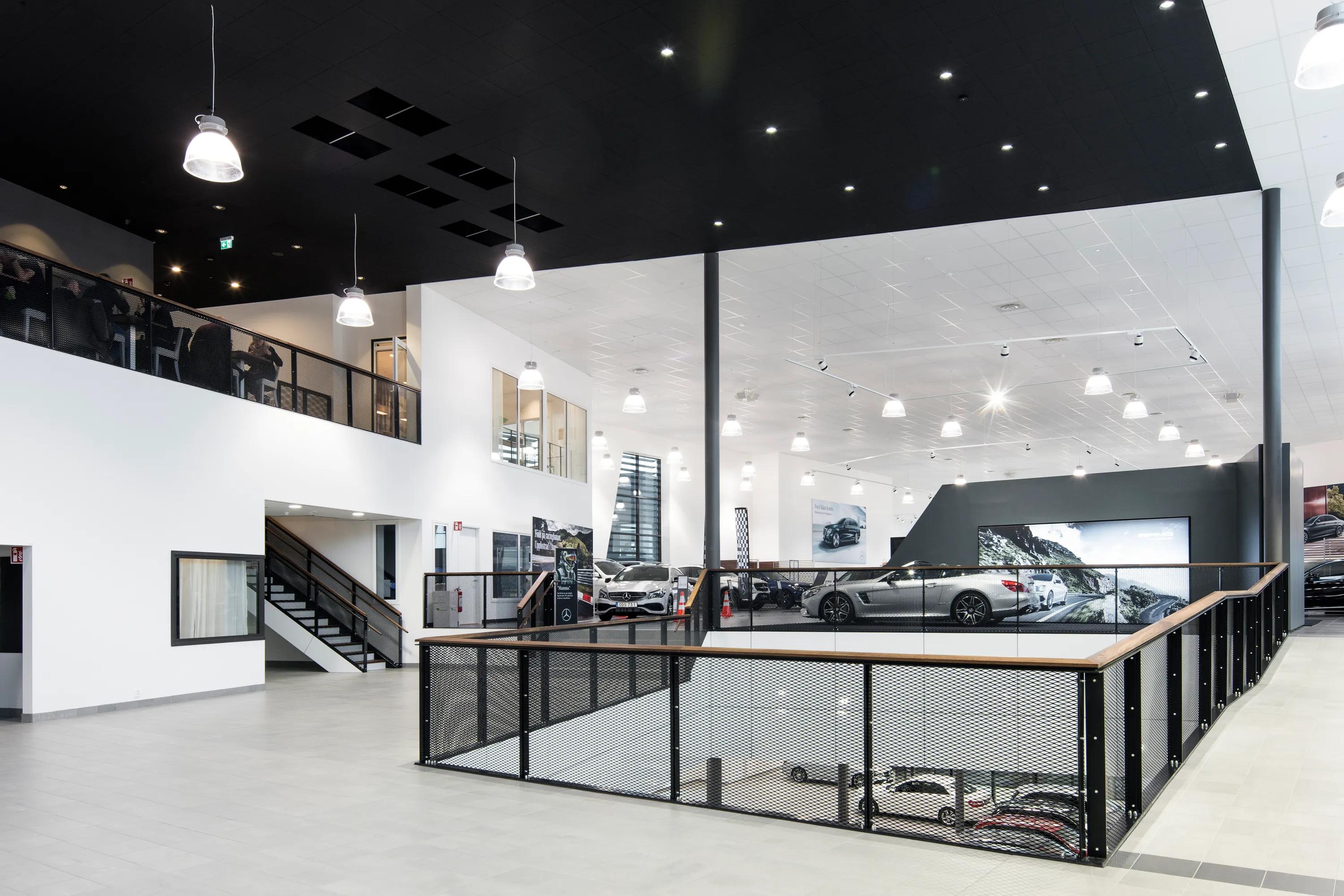 black suspended ceiling idea
